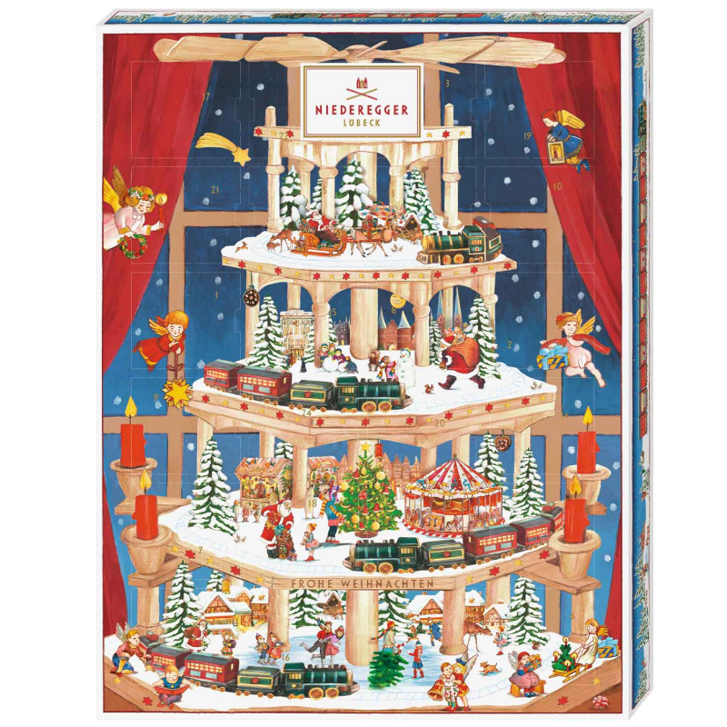 Niederegger adventi naptár Pyramide