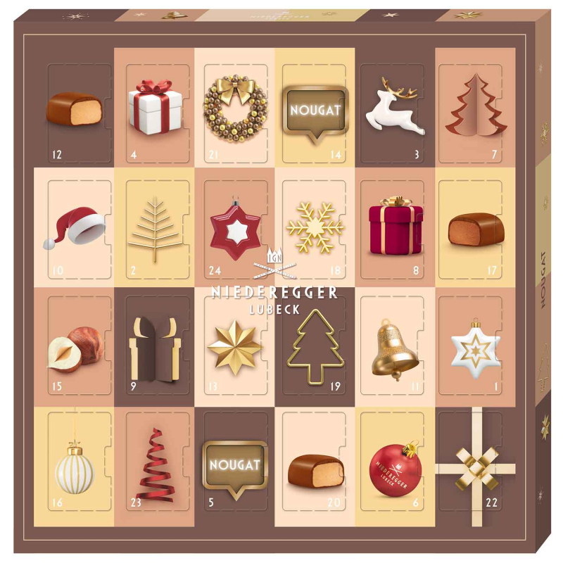 Niederegger Nougat adventi naptár Mini