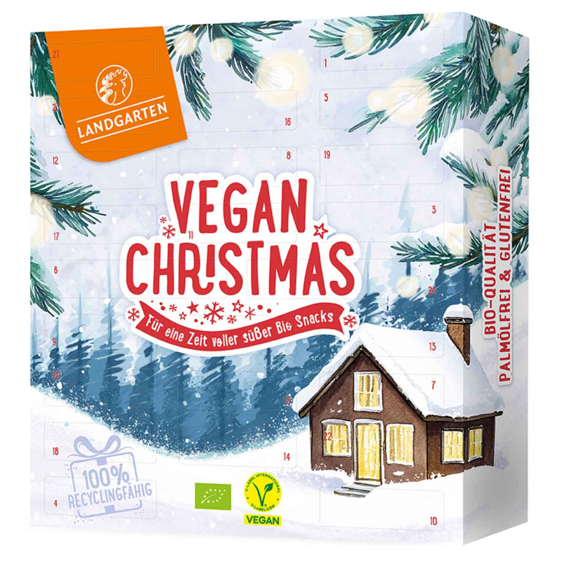 Landgarten Bio Vegan Christmas adventi naptár
