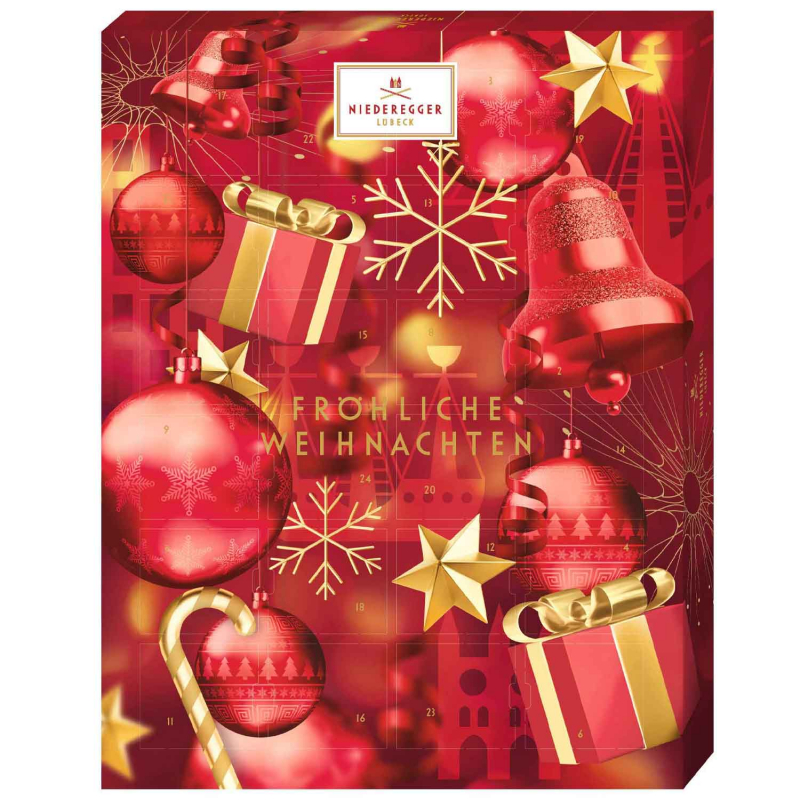 Niederegger adventi naptár Glamour