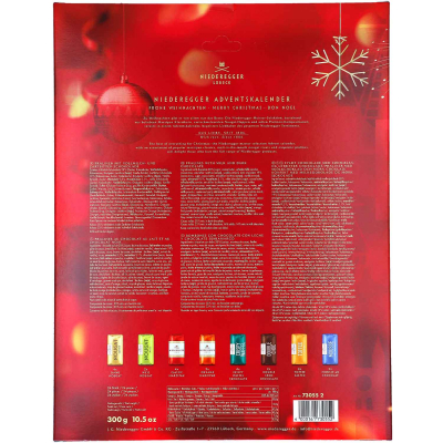 Niederegger adventi naptár Glamour