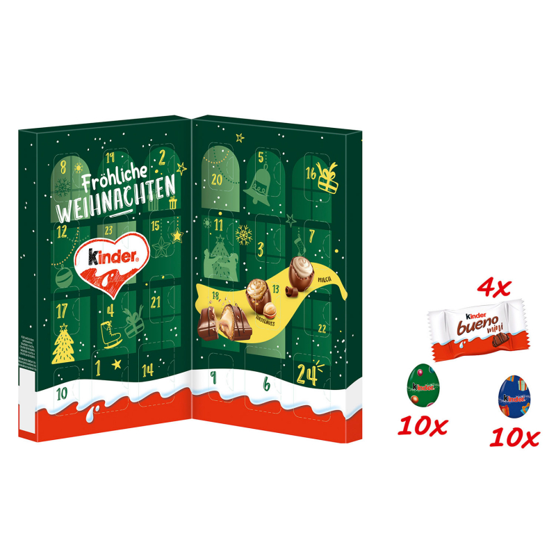 kinder Mix Tisch adventi naptár