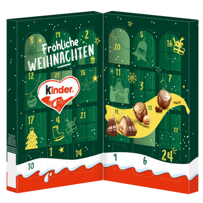 kinder Mix Tisch adventi naptár