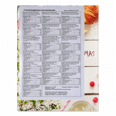 Frühstücksgläschen adventi naptár Buch