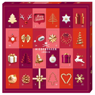 Niederegger adventi naptár Glamour Mini