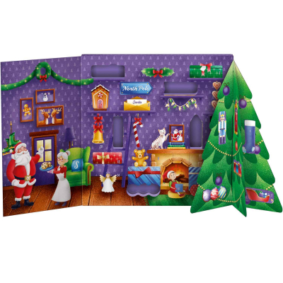 Milka 3D Bastel adventi naptár