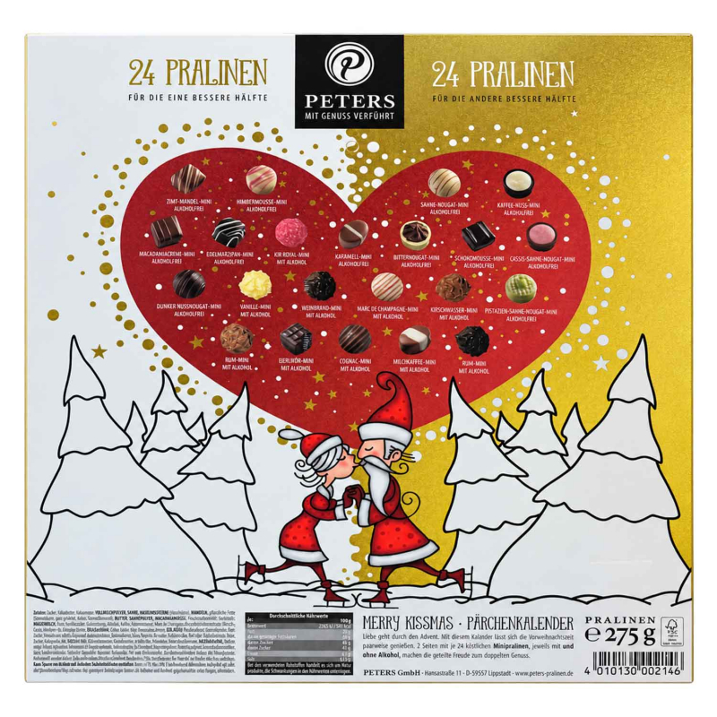 Peters Partner adventi naptár 'Merry Kissmas'
