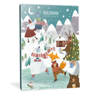 Heilemann Confiserie Kinder adventi naptár Edelvollmilch