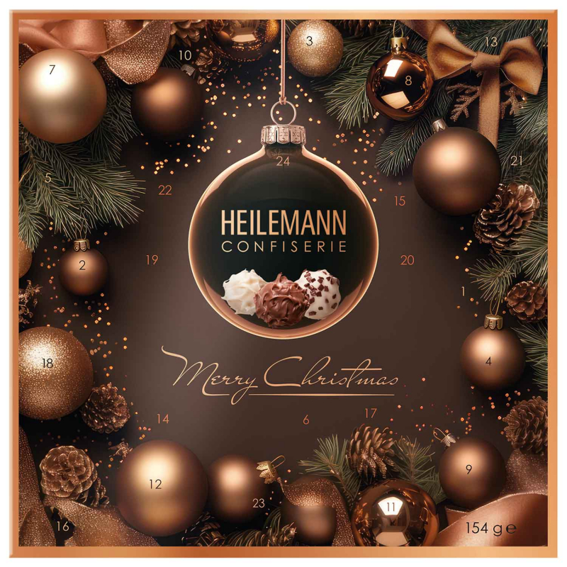 Heilemann Confiserie Tisch adventi naptár Mini-Pralinés