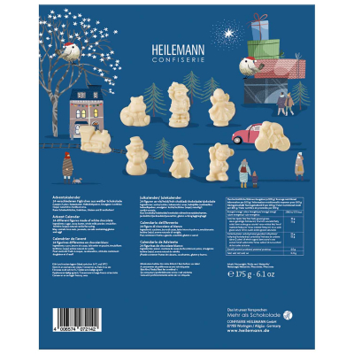 Heilemann Confiserie Kinder adventi naptár White Chocolate