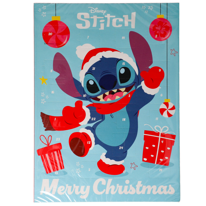 Disney Stitch 'Merry Christmas' adventi naptár