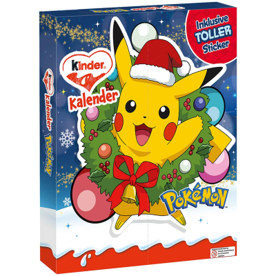 kinder Pokémon Pikachu adventi naptár