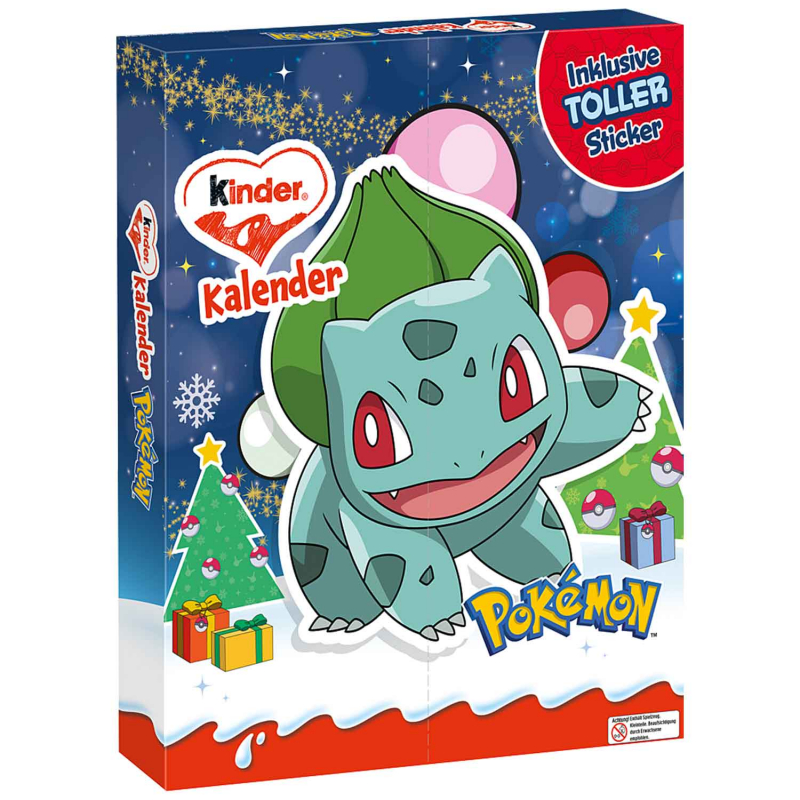 kinder Pokémon Bisasam adventi naptár