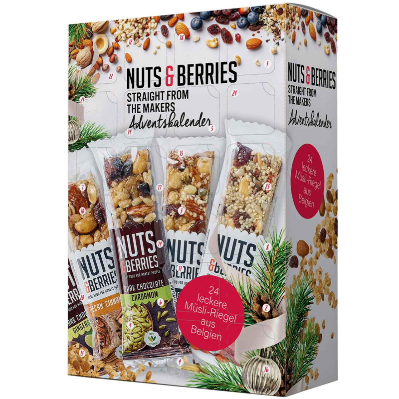 Nuts & Berries Müsli-Riegel adventi naptár