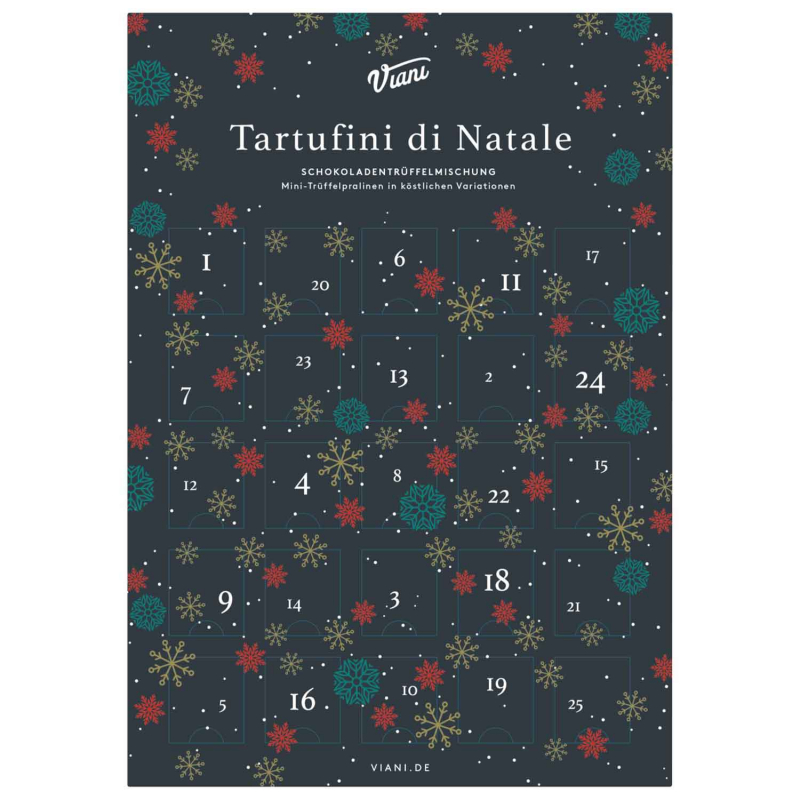 Viani Tartufini di Natale adventi naptár
