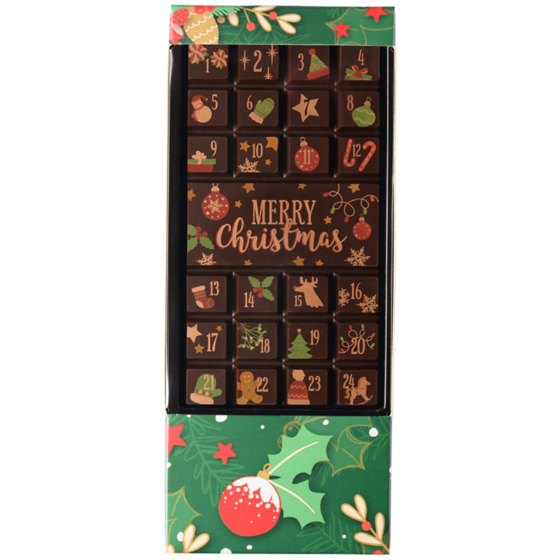 Weibler Tafel adventi naptár klassisch Zartbitter 70g