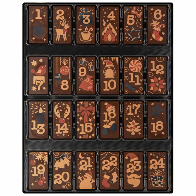 Weibler Geschenkpackung adventi naptár Zartbitter 200g