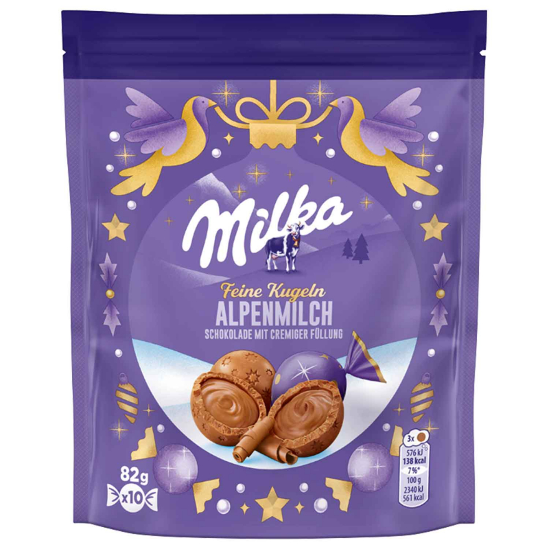 Milka Feine Kugeln Alpenmilch 82g