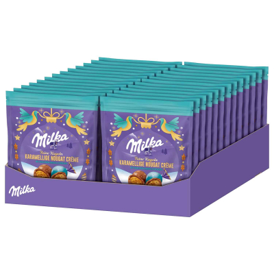 Milka Feine Kugeln Karamellige Nougat-Crème 82g