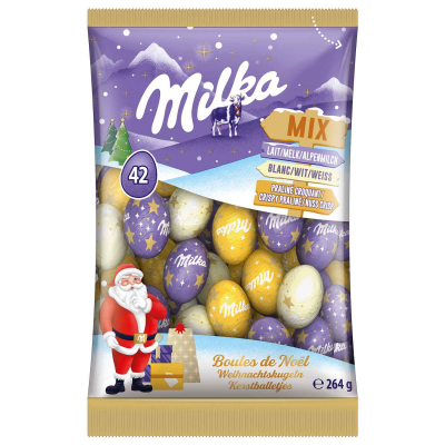 Milka Weihnachts-Kugeln Mix 264g