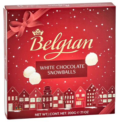 The Belgian White Chocolate Snowballs 200g