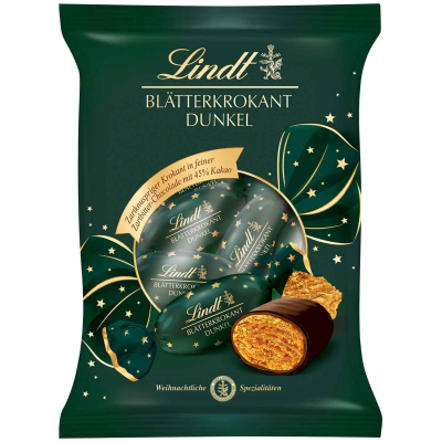 Lindt Blätterkrokant Zapfen Dunkel 90g