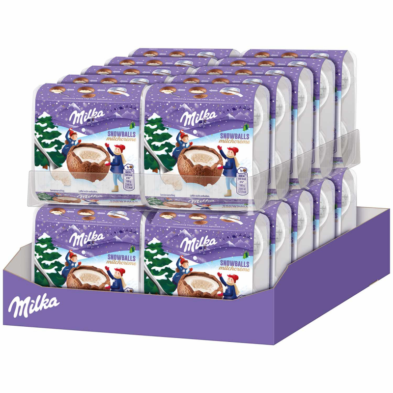 Milka Snowballs Milchcrème 4x28g