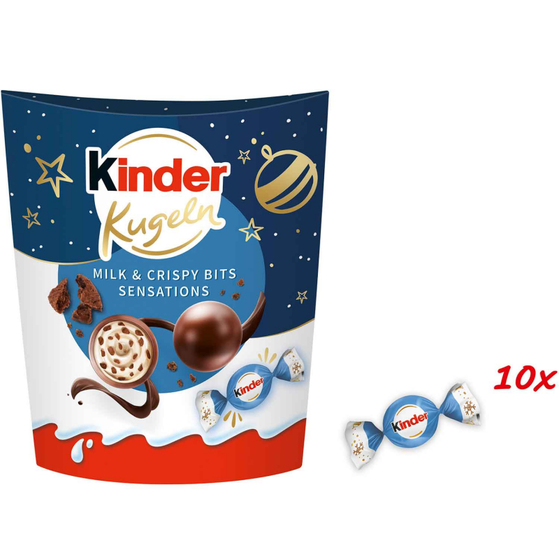 kinder Kugeln Milk & Crispy Bits Sensations 90g