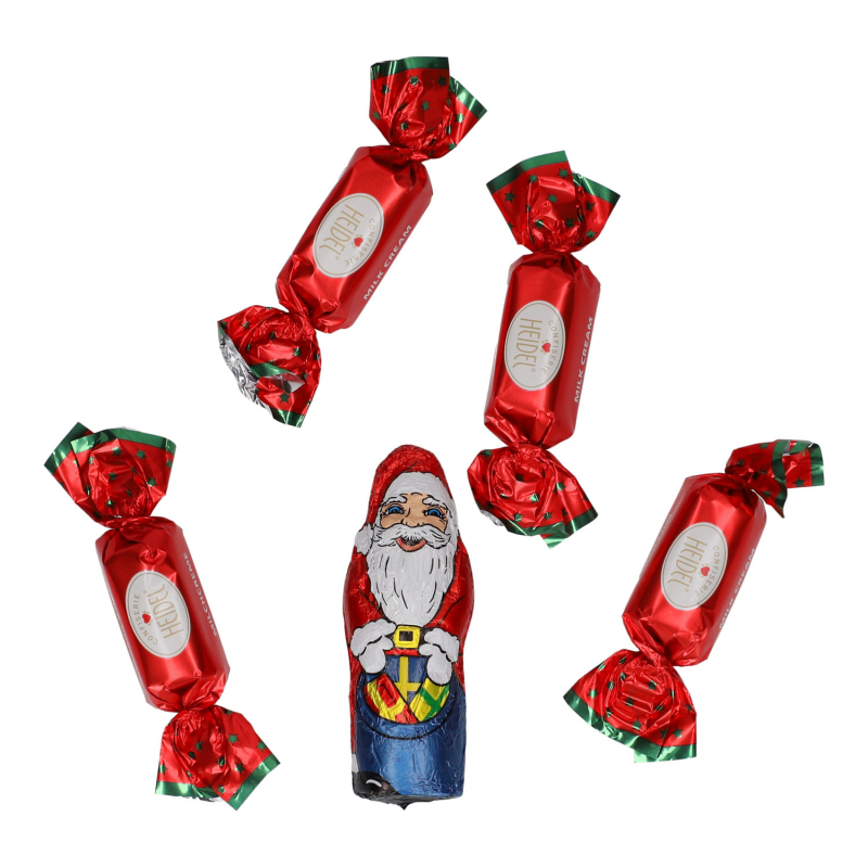 Heidel 'Weihnachtswichtel' Kleine Stricksocke 55g