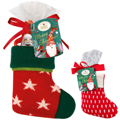 Heidel 'Weihnachtswichtel' Kleine Stricksocke 55g
