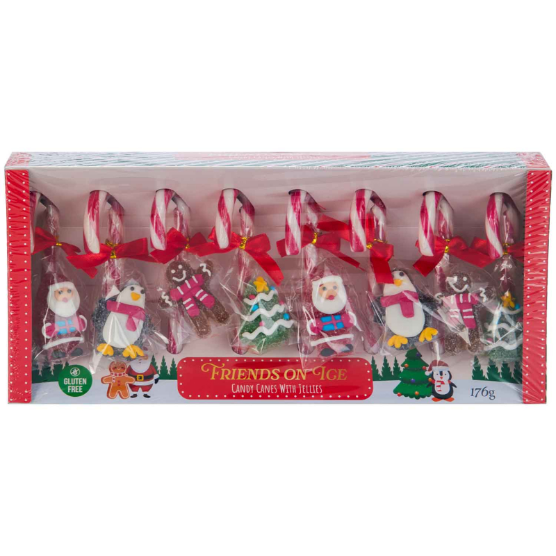Becky's Candy Canes Friends on Ice Box 8er