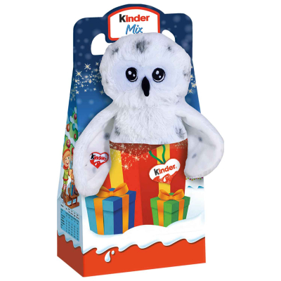 kinder Maxi Mix Plüschtier 'Klara Kauzi' 133g