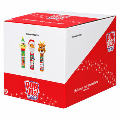 Christmas Pop Ups Lollipop 12x10g