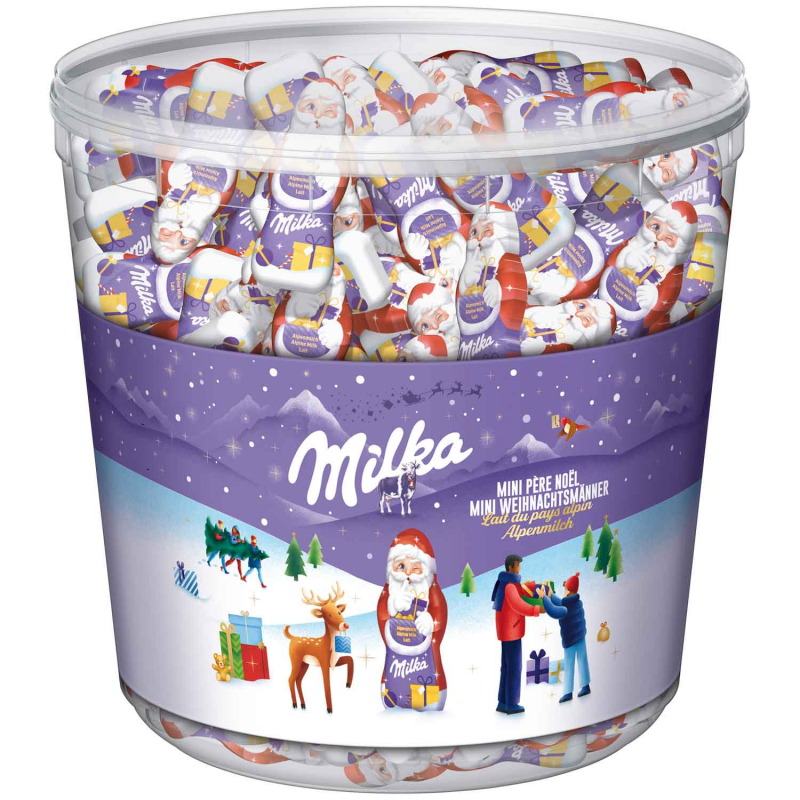 Milka Mini Weihnachtsmänner 1,54kg