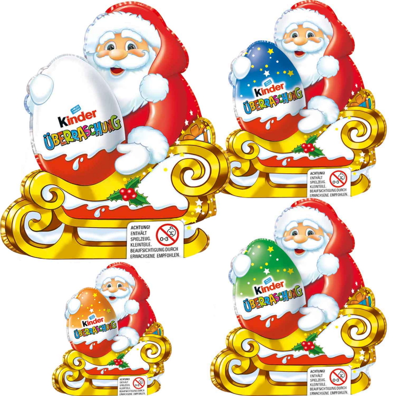 kinder Schokolade Weihnachtsmann mit Überraschung Classic 75g