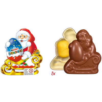 kinder Schokolade Weihnachtsmann mit Überraschung Classic 75g
