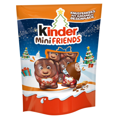 kinder Mini Friends Knusperkeks Karamell 122g