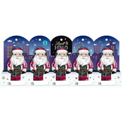 Lindt Hello Mini-Santa 5x10g
