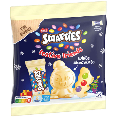 Smarties Festive Friends White 8er