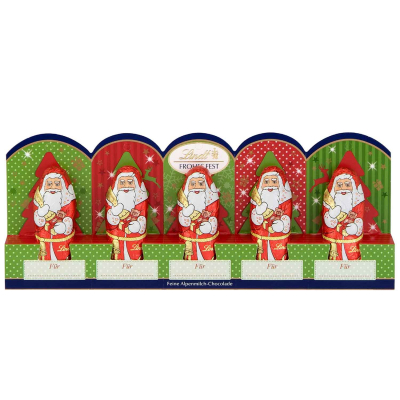 Lindt Mini-Weihnachtsmänner mit Perforation 5x10g