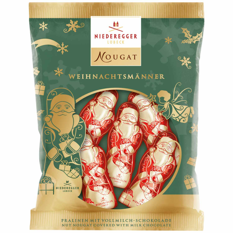 Niederegger Nougat Weihnachtsmänner 87g