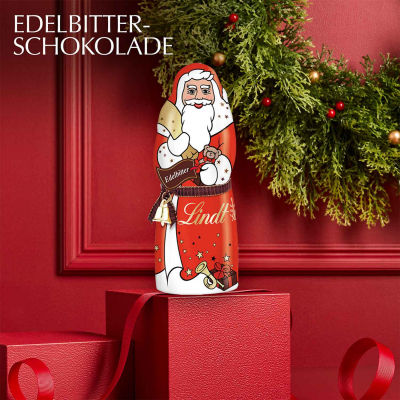 Lindt Mini-Weihnachtsmänner Edelbitter 60% 5x10g