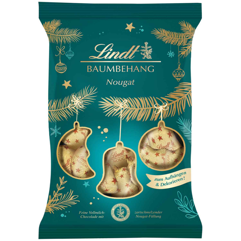 Lindt Nougat Baumbehang 200g