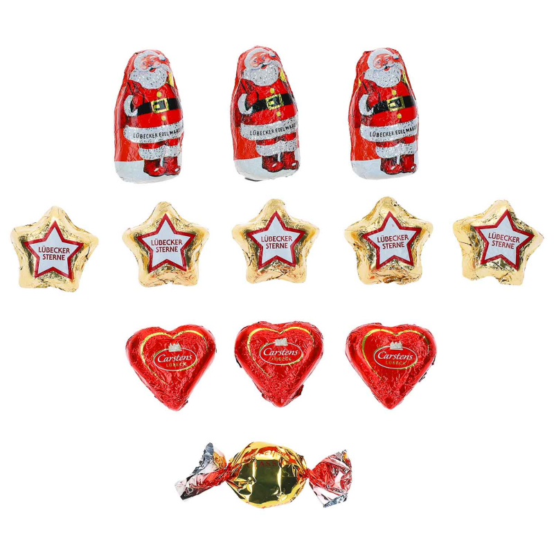 Carstens Lübecker Marzipan Weihnachts-Mix 150g