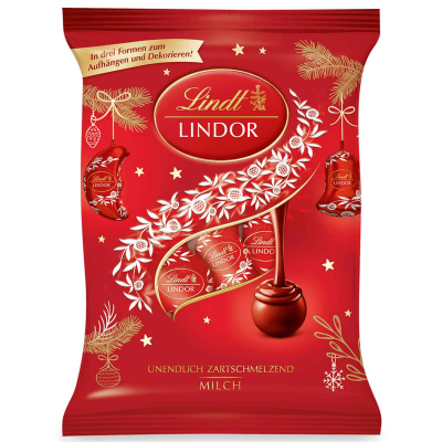 Lindt Lindor Vollmilch Baumbehang 200g