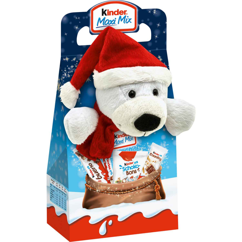 kinder Maxi Mix Plüschtier 'Enno Eisbär' 133g