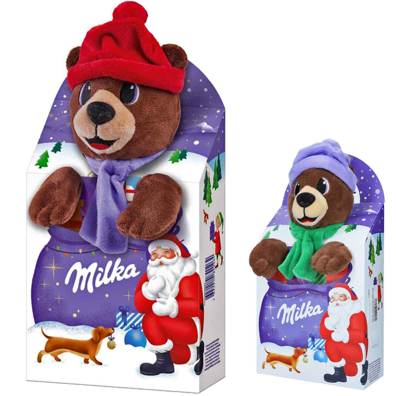 Milka Magic Mix Plüschtier Bär 96g