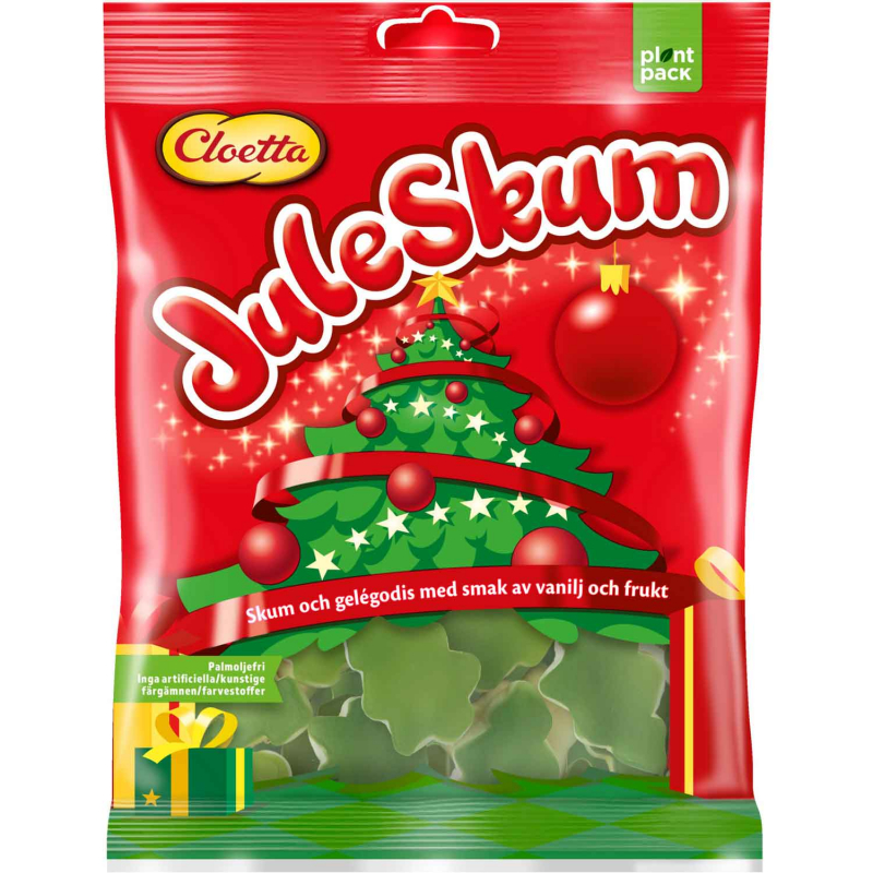 Cloetta Juleskum Grantræer 100g