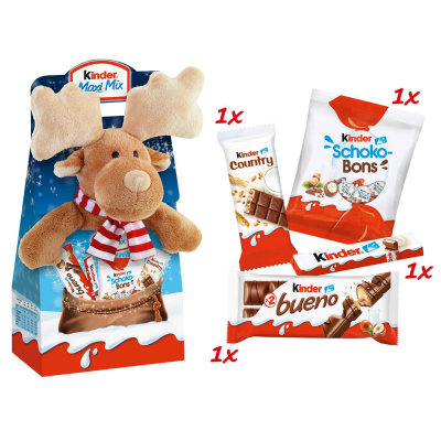 kinder Maxi Mix Plüschtier 'Elmo Elch' 133g