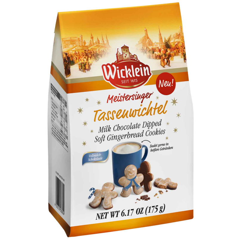 Wicklein Meistersinger Tassenwichtel glasiert mit Schokoboden 175g